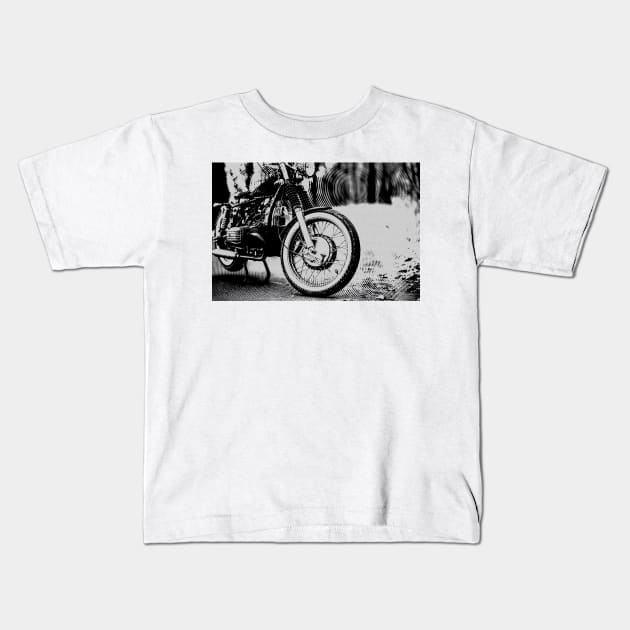 BMW R75 Motorcycle Kids T-Shirt by Handy Unicorn